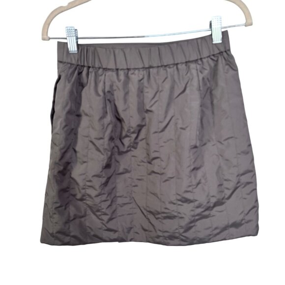 Uniqlo quilted puffer wrap skirt fleece lined size S windproof gorpcore heattech - Picture 2 of 5